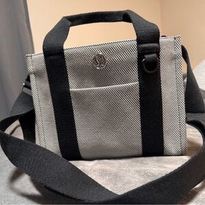 Lululemon Athletica Black and Gray Crossbody Bag
